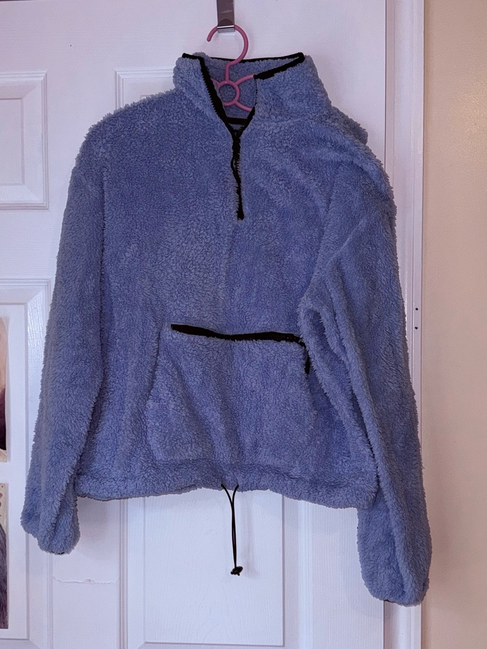 Cozy Kids Fleece Pullover Jacket - Blue